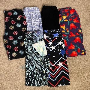 Bundle of 5 LuLaRoe leggings